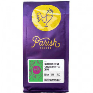hazelnut creme flavored coffee decaf
