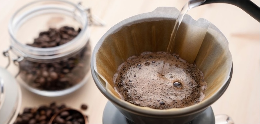 brew single origin coffee in a pour over.